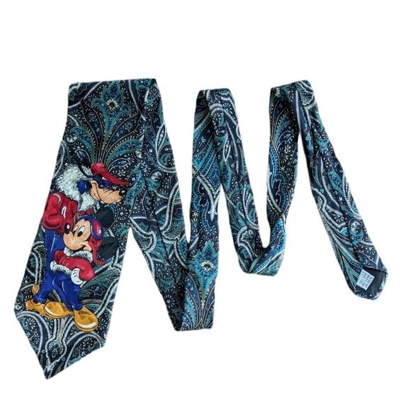 Vintage DISNEY Silk tie - Picture 1 of 6